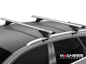 Alfa Romeo Stelvio Roof Rack Cross Bars - for models w/ factory roof rails - Silver (2018 - 2025)